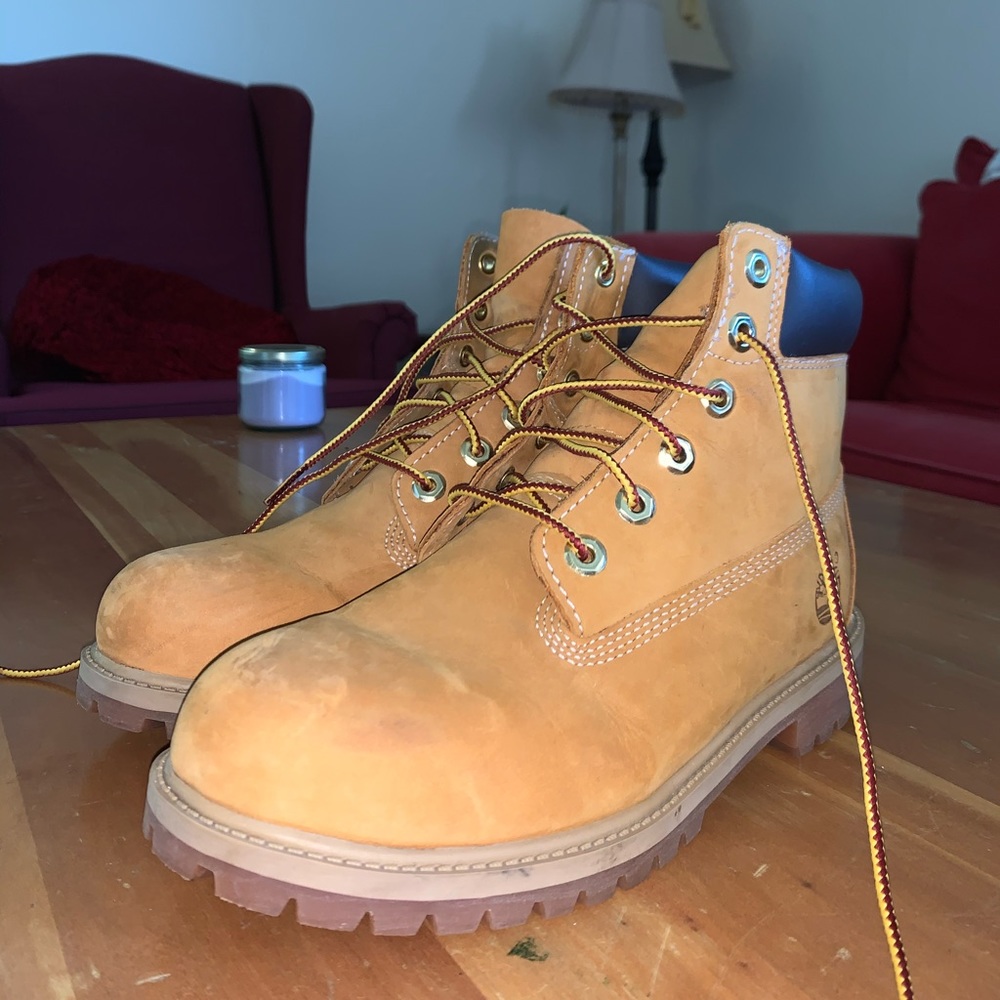 SOLD//Tan Timberlands